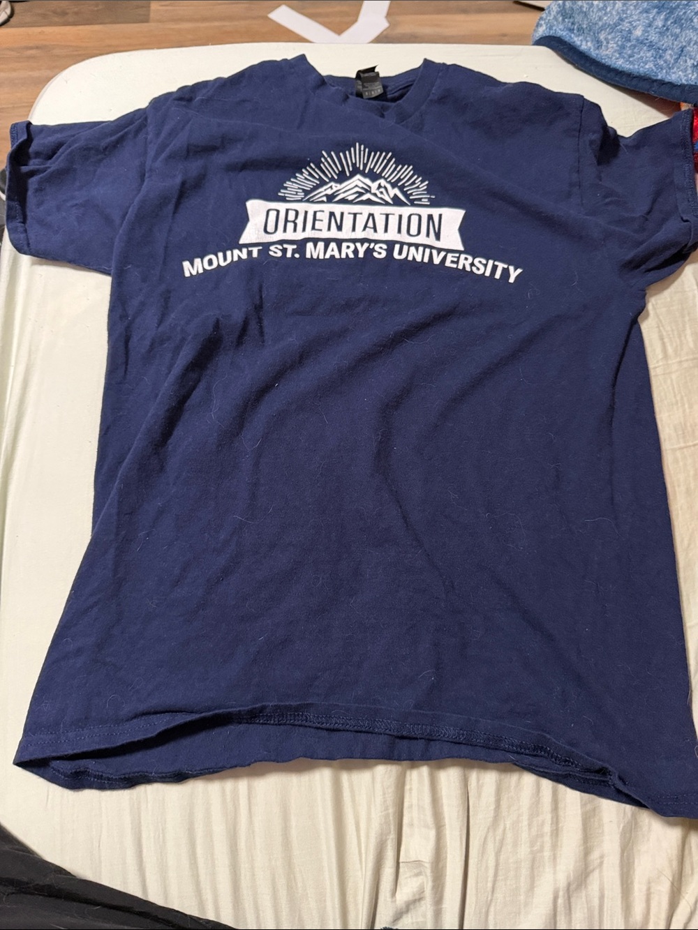 Gildan Navy Short-Sleeve Orientation Graphic Tee